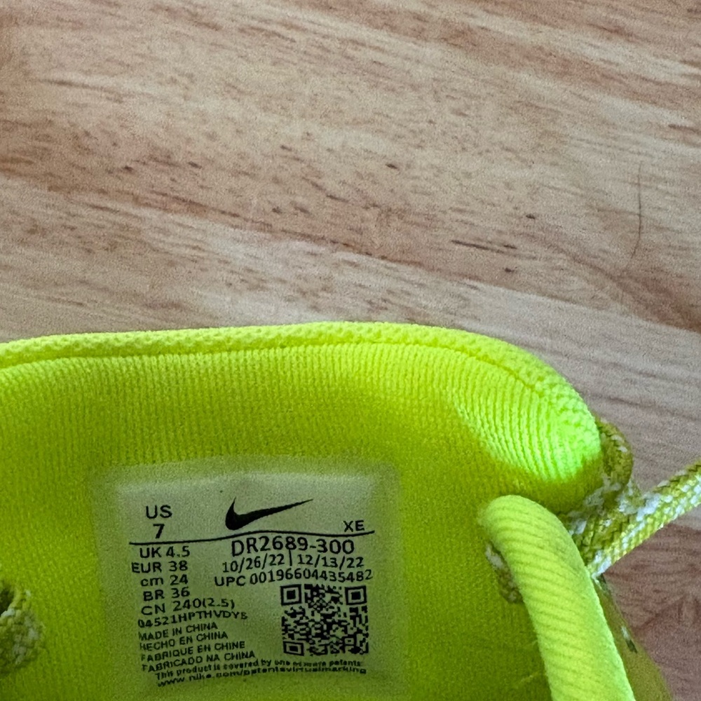 Nike Wildhorse Neon Green Trail Shoes - Picture 12 of 13